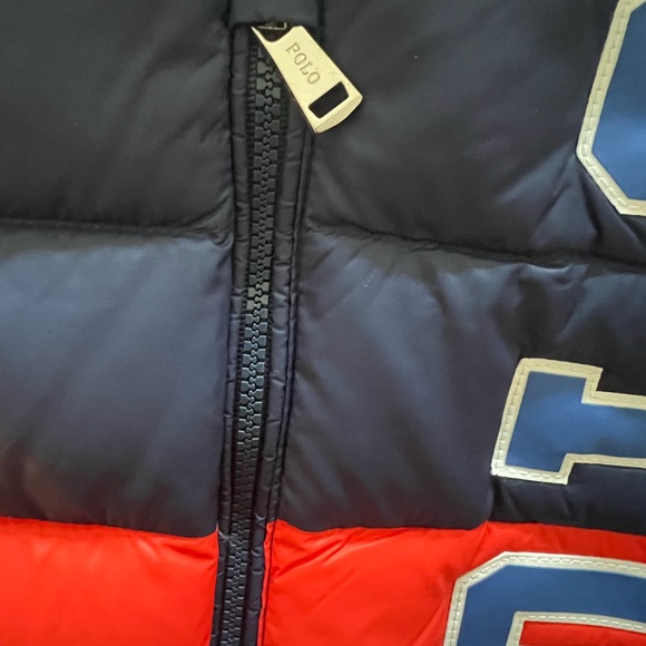 NWT Polo by Ralph Lauren multi colored down vest - Picture 2 of 5